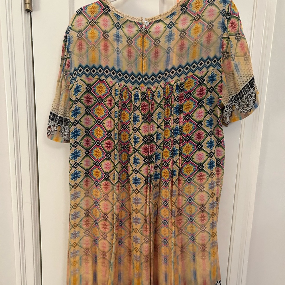Tanvi Kedia short sleeved swing dress, XL